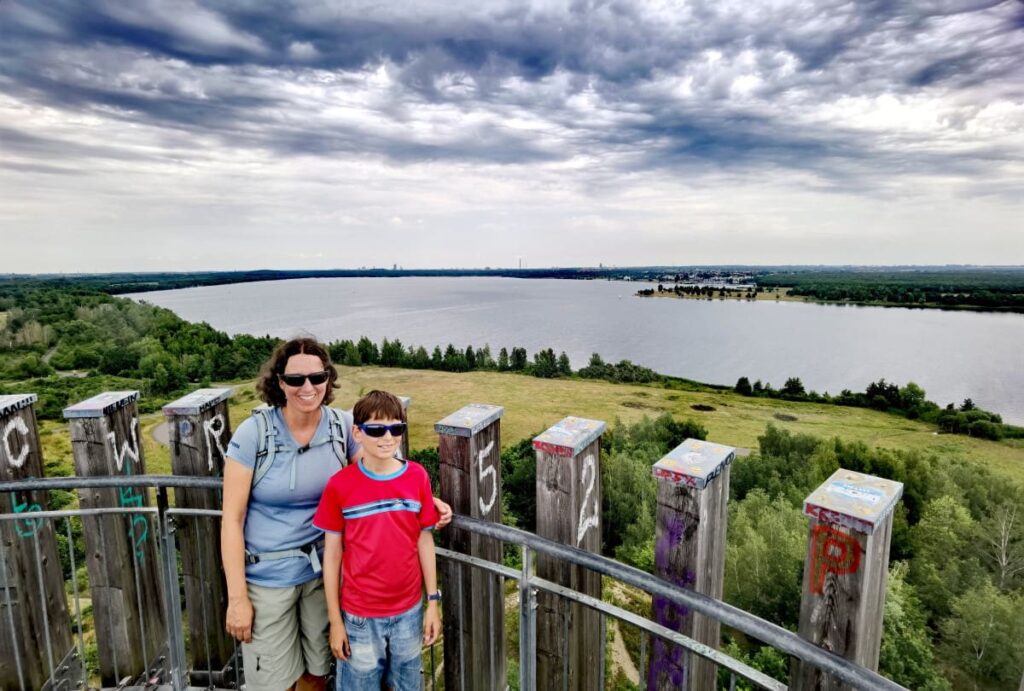 Aussicht über den Cospudener See - einem der beliebtesten Seen in Leipzig