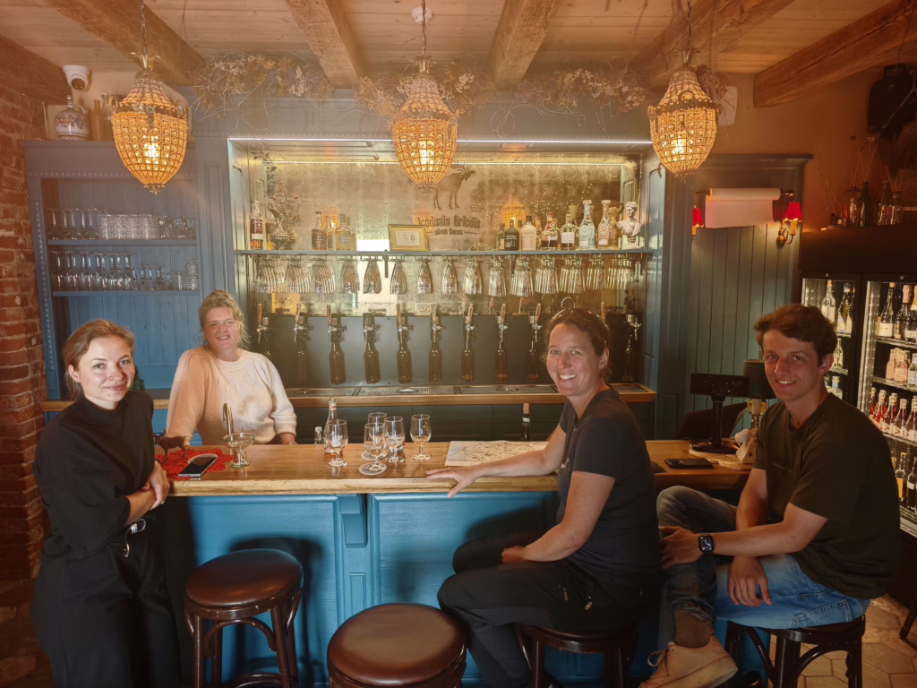 Craftbeer Verkostung in der Kneipe Juodasis Briedis