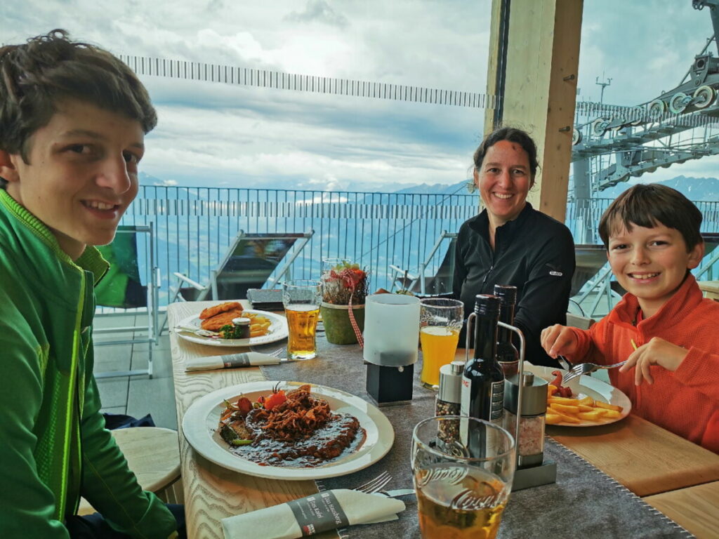 Das Kofel - unsere Einkehr mit Panoramablick