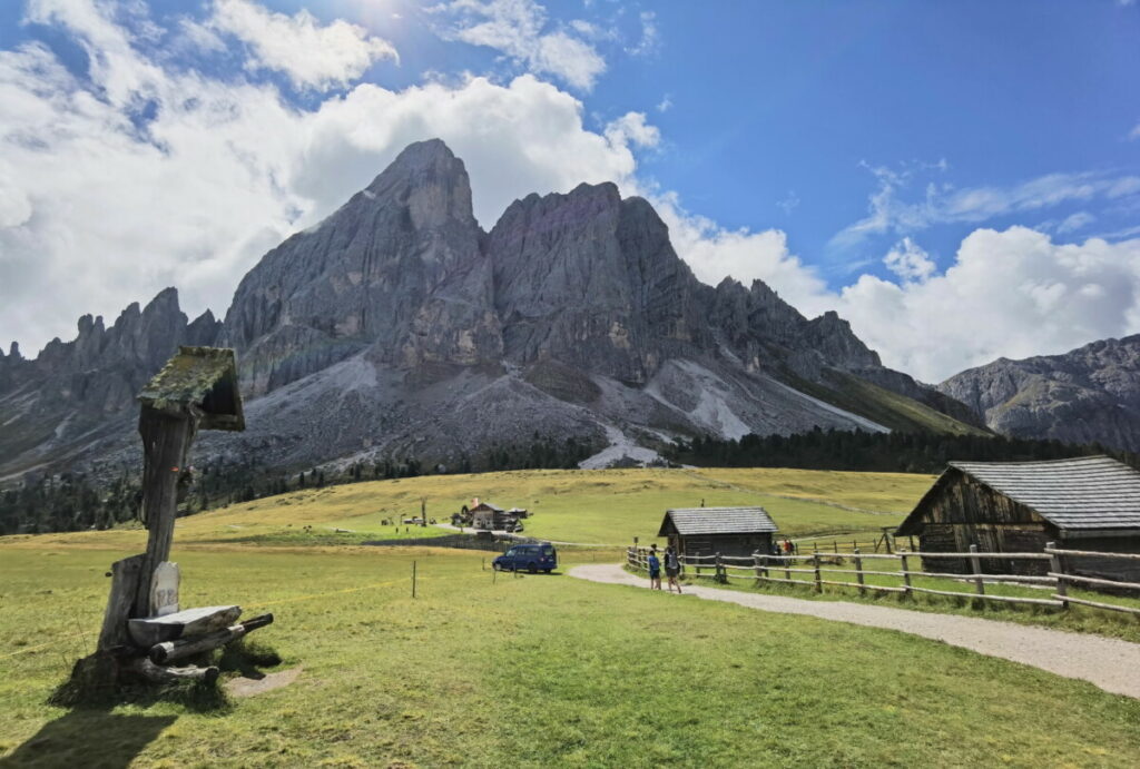 In den Dolomiten wandern mit Kindern - um den Peitlerkofel zur Peitlerkofelscharte