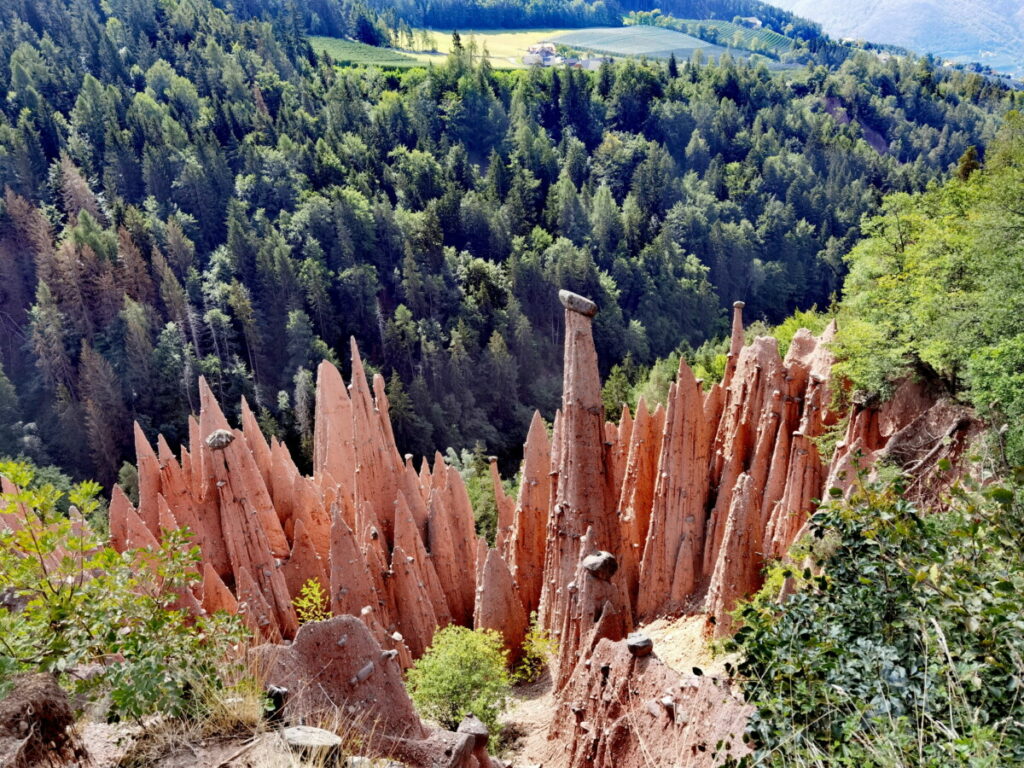 In Oberbozen kommst du den Erdpyramiden Ritten am nächsten