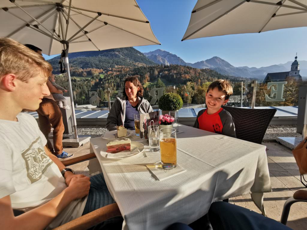 Familienhotel Berchtesgaden mit der schönen Dachterrasse