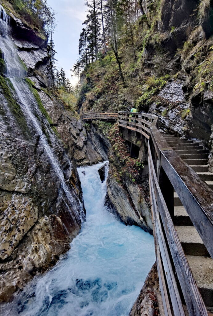 Ausflug vom Familienhotel Berchtesgaden in die Wimbachklamm