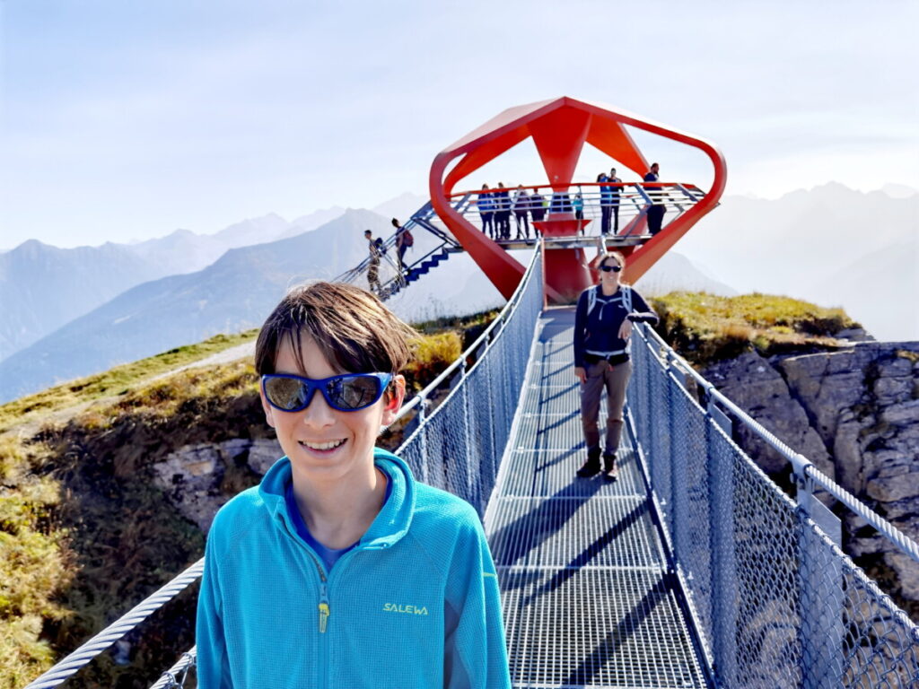 Vom Familienhotel Gastein zu den fabelhaften Aussichtspunkten am Stubnerkogel - geht auch mit Kinderwagen