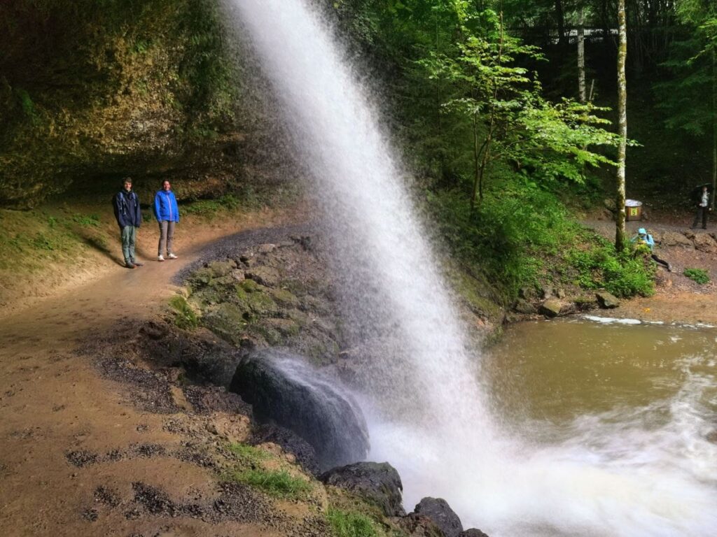 Familienurlaub Allgäu mit Kindern: Unser Besuch bei den Scheidegger Wasserfällen