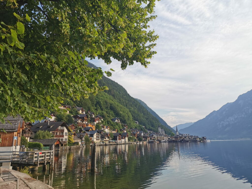 Am Ende unserer Radtour um den See kommen wir wieder in Hallstatt an