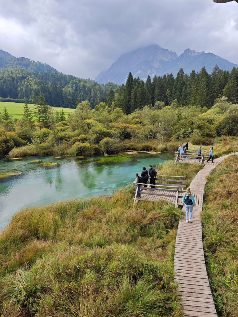 Familienurlaub Slowenien am Zelenci See