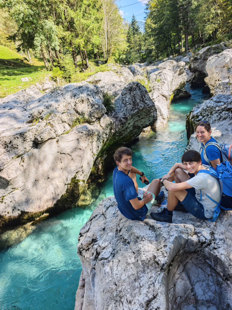Familienurlaub Slowenien an den Kleinen Soca-Trögen