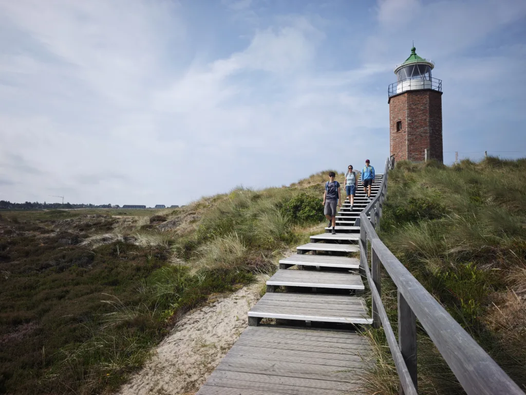 Der Leuchtturm im Norden von Kampen - für uns ein Zwischenziel auf Sylt mit Kindern