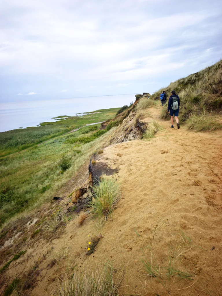 Wandern auf Sylt mit Kindern - am Morsumer Kliff
