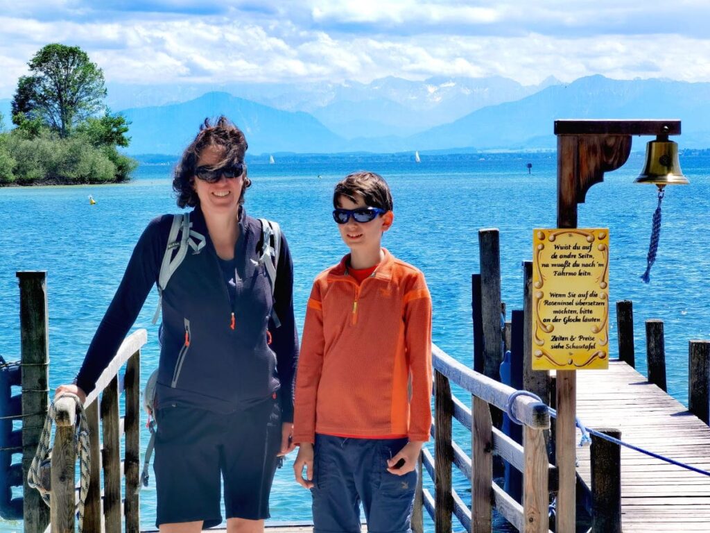 Familienurlaub am See - vom Starnberger See zur Roseninsel übersetzen