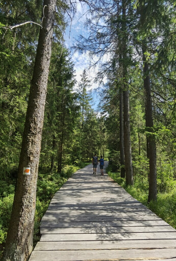 Fichtelsee mit Kindern