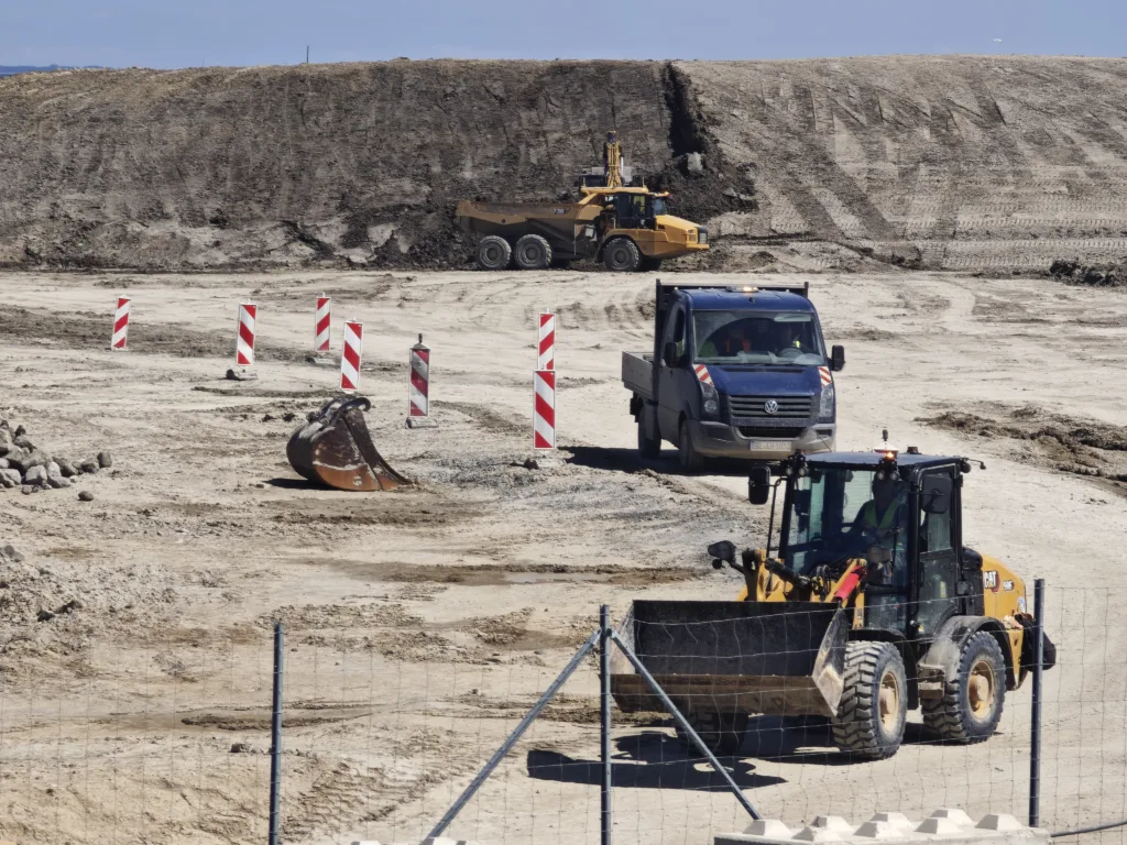 Die Fehmarnbelttunnel Baustelle