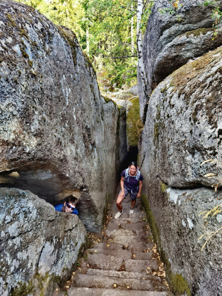 Das darfst du im Fichtelgebirge mit Kindern keinesfalls verpassen: Felsenlabyrinth Luisenburg