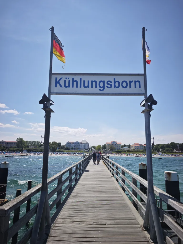 Die bekannte Seebrücke an der Ostsee in Kühlungsborn