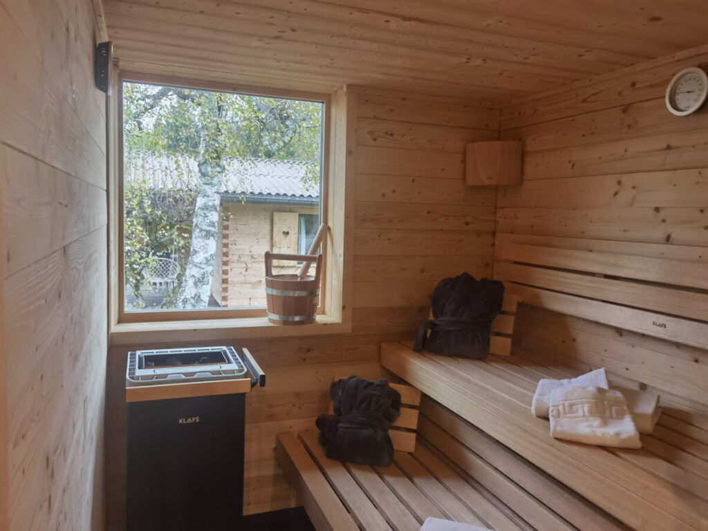 Ferienhaus Fichtelgebirge mit eigener Sauna, im Hüttenresort Mare