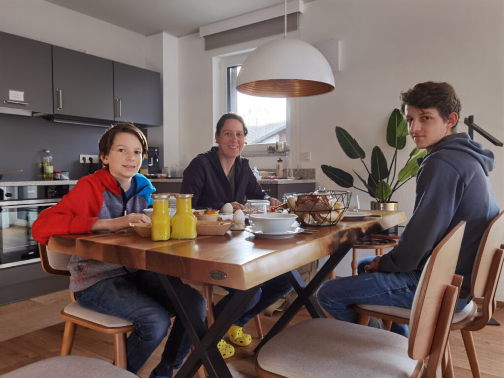 Unser Frühstück in der Ferienwohnung Garmisch Partenkirchen - vom Cafe Max