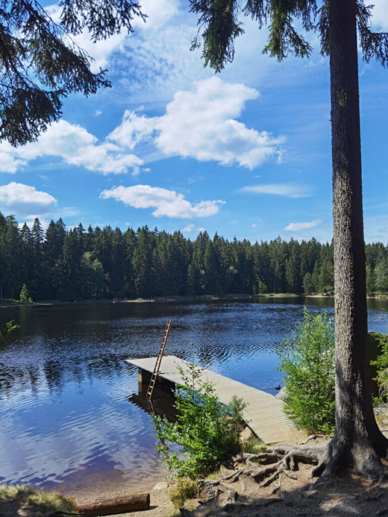 Badesteg am Fichtelsee