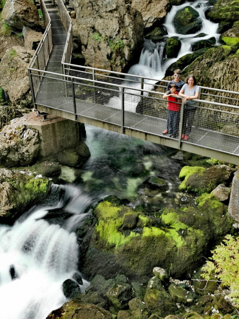 Der Gollinger Wasserfall mit Kindern - für uns ein tolles Erlebnis in der Natur