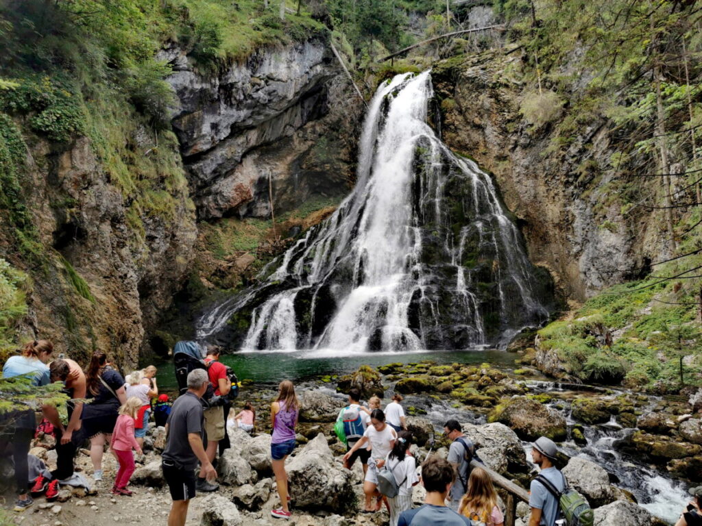 Die Wasserfallarena am Wasserfall Golling