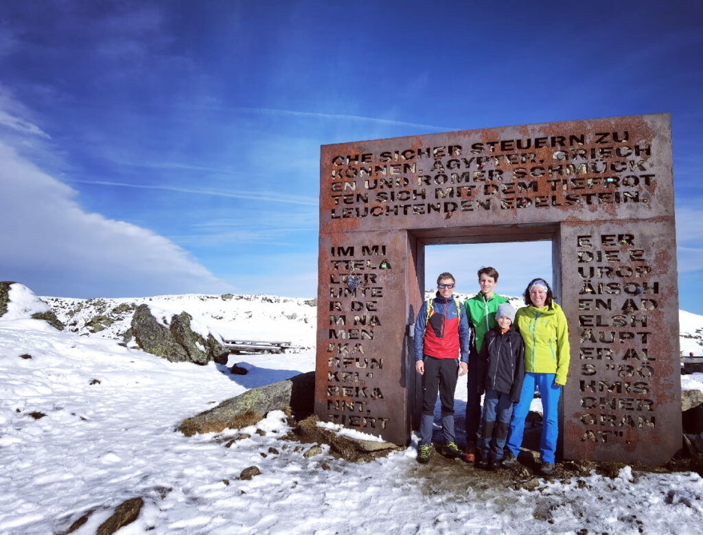 Unsere Granattor Wanderung im Spätherbst - mit dem ersten Schnee am Gipfel