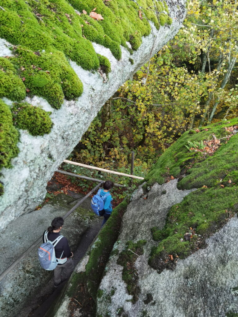 Fichtelgebirge wandern ist abenteuerlich Dank der Granitfelsen