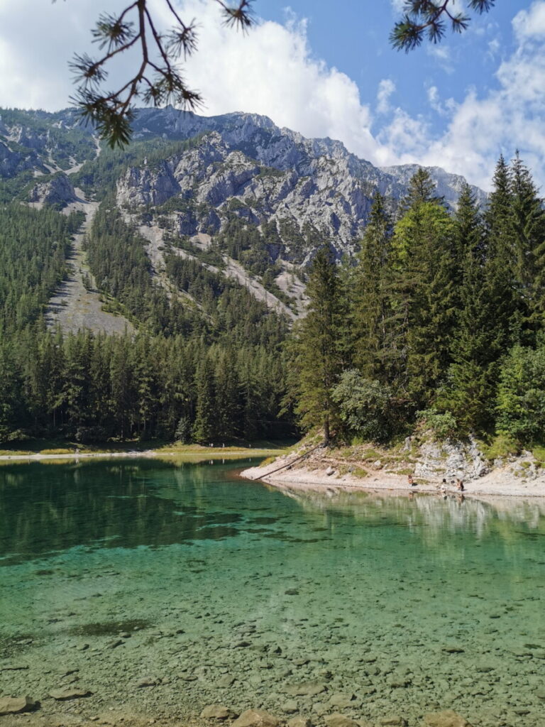 Grüner See Idylle in Österreich - solltest du selbst mal erleben