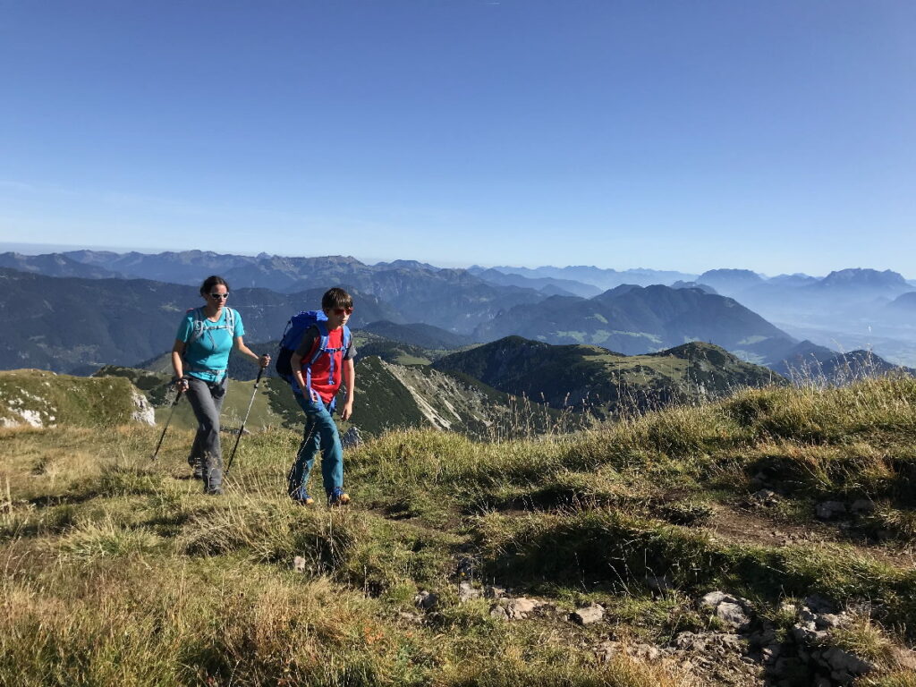 Herbsturlaub mit Kindern - ideal zum Wandern in den Bergen!