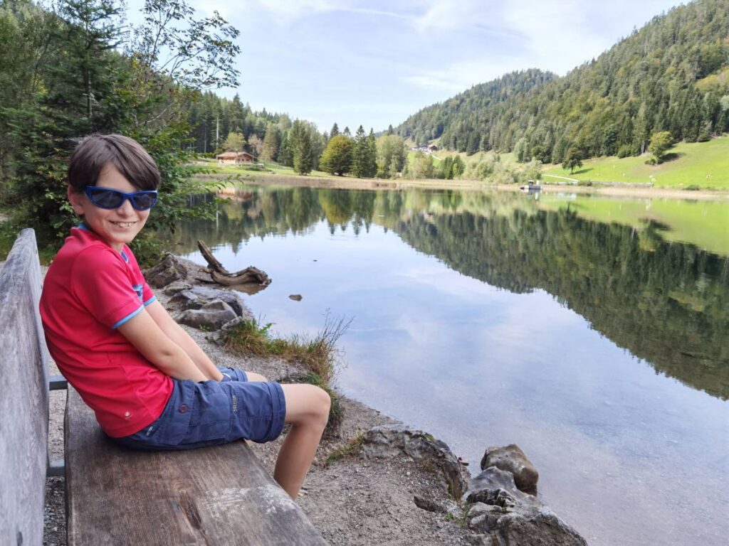 Rund um den Hintersteiner See wandern mit Kindern