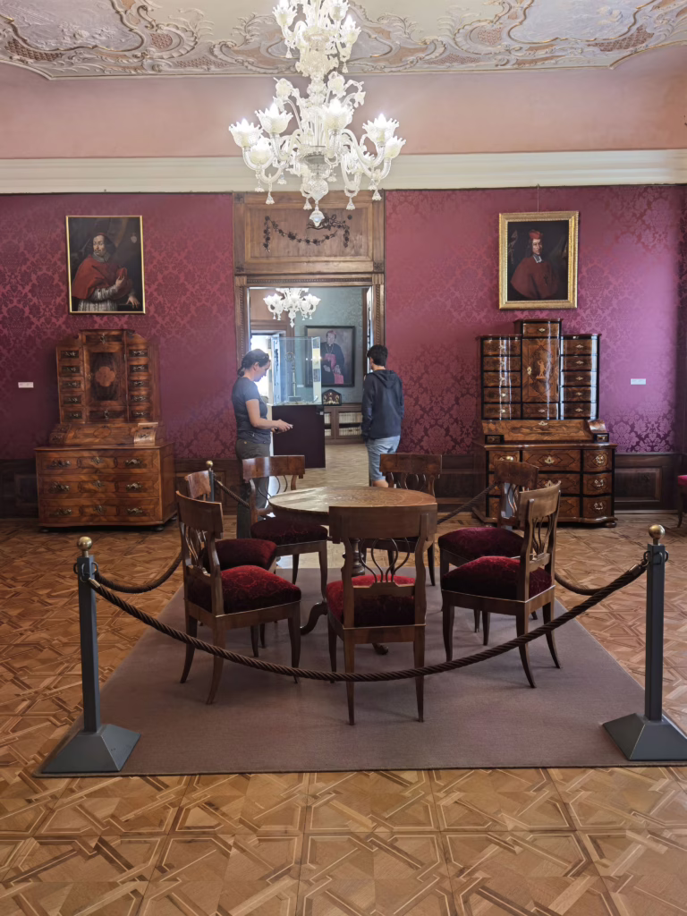 Viele Räume der Hofburg Brixen sind sehr feudal