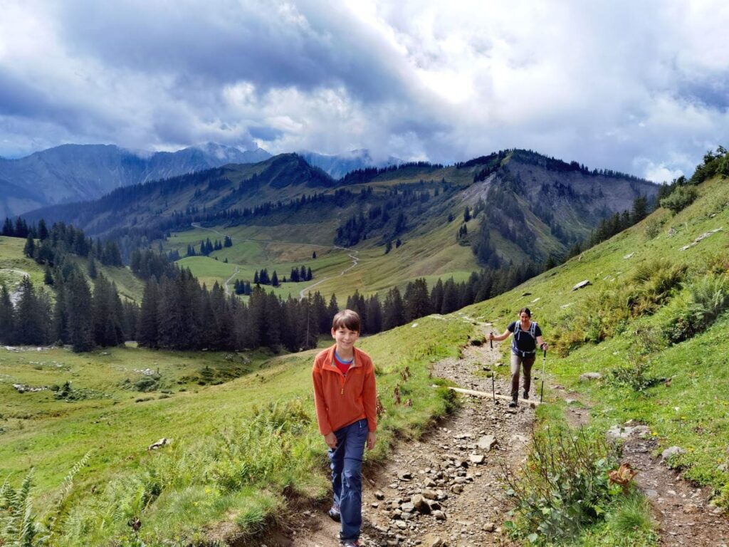 Beim JUFA Hotel auf den Hohen Freschen wandern - anstrengend, aber aussichtsreich