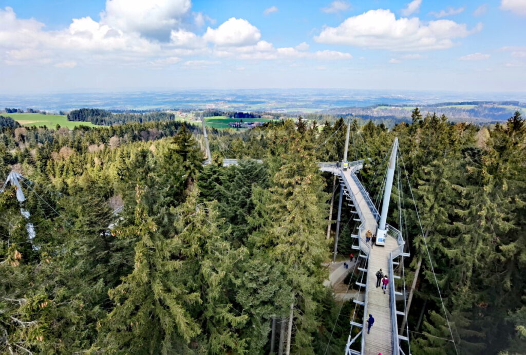 Eines der attraktivsten Allgäu Ausflugsziele liegt nahe beim JUFA Kempten - der Skywalk