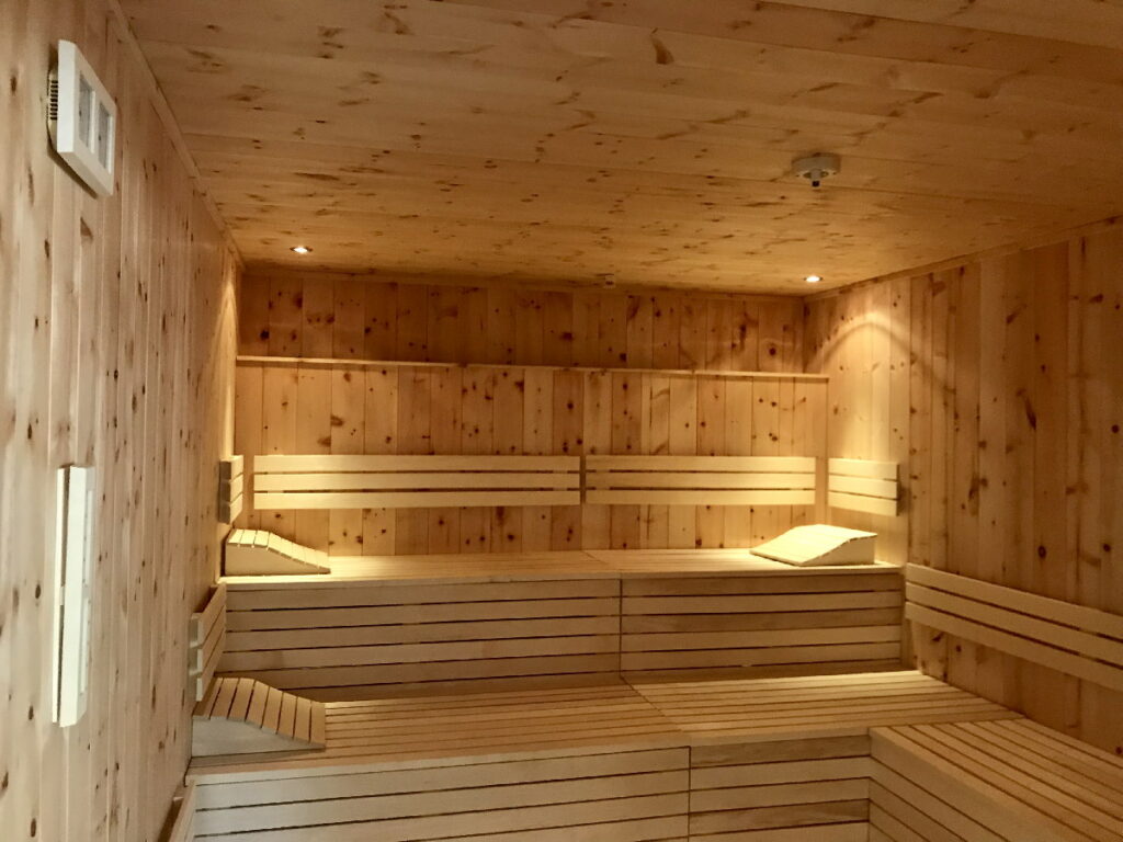 An kalten Tagen ist die Sauna im Jufa Saalbach sicher super - wir hatten heiße und schöne Sommertag, also kein Saunawetter...