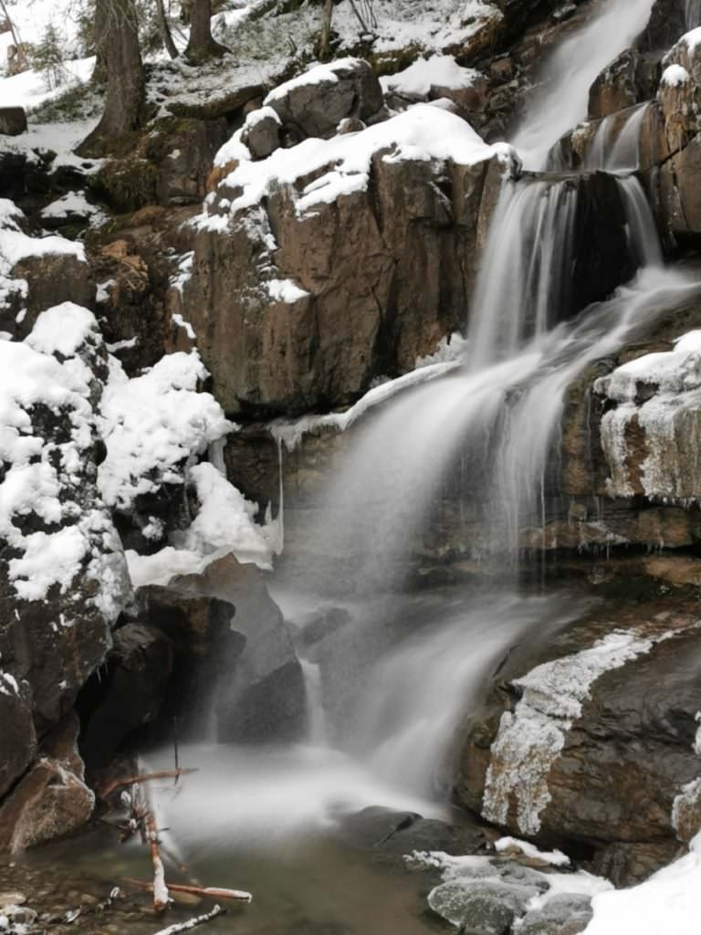 Kleinwalsertal Wasserfall - oberhalb der Alpe Melköde