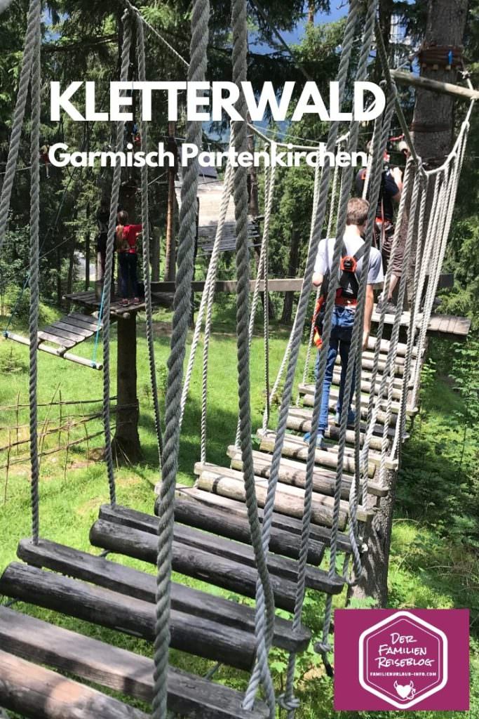 Unser Tag im Kletterwald Garmisch Partenkirchen mit Kindern