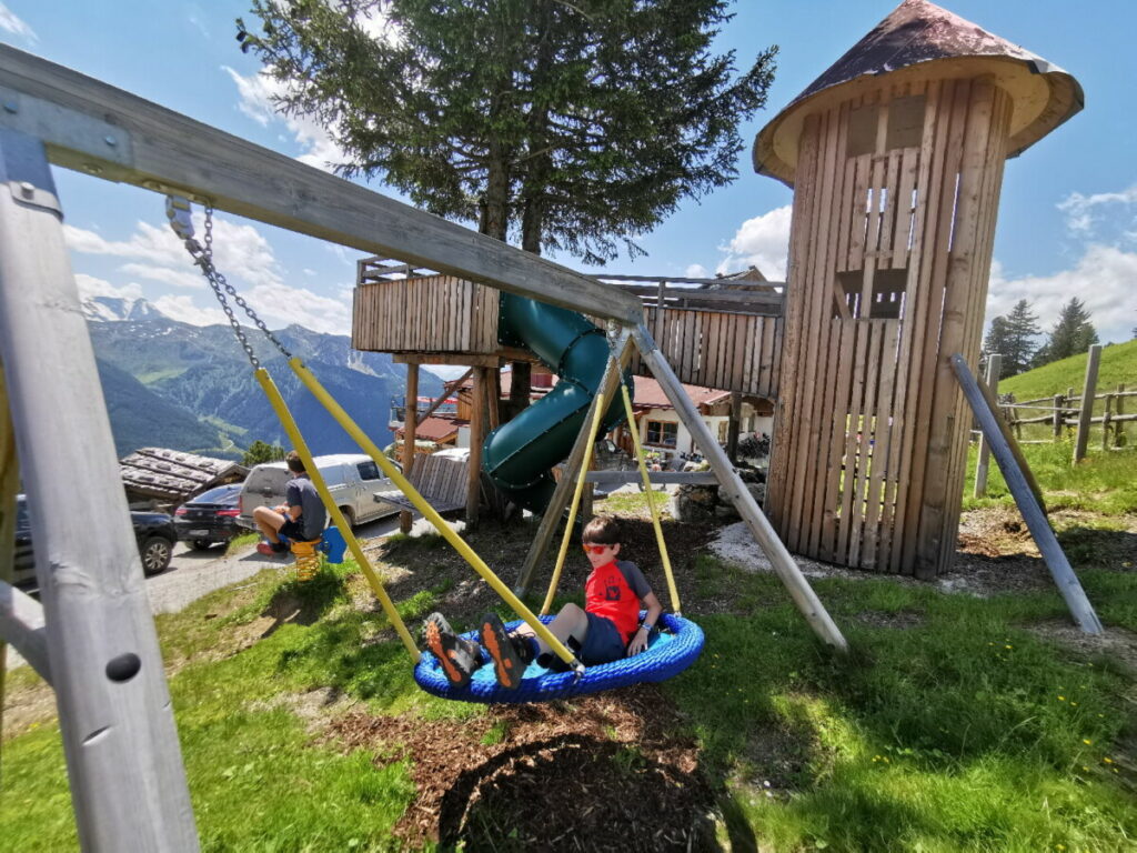 ... und das ist der Kreuzwiesenalm Spielplatz