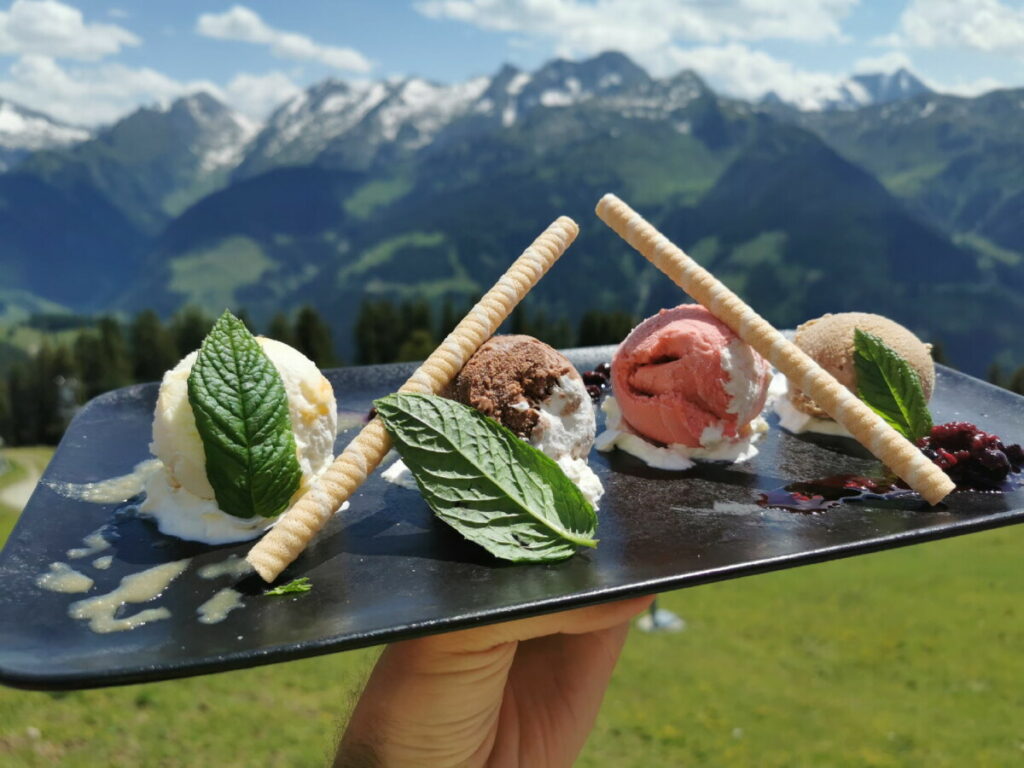 Traumhafter Nachtisch: Das selbstgemachte Kreuzwiesenalm Eis