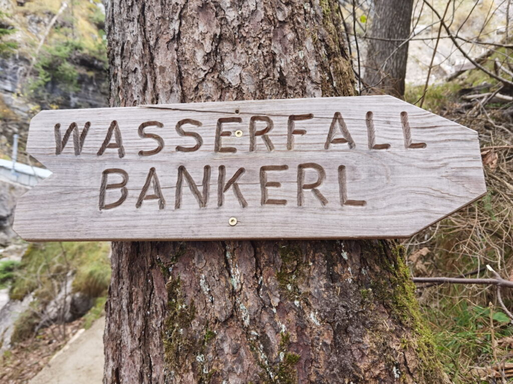 Vom Wasserfall Bankerl hast du den besten Blick auf den Wasserfall