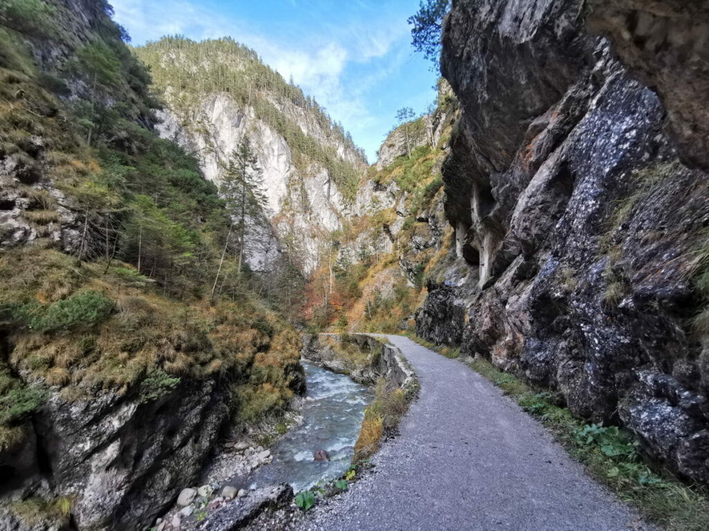 Ausflug mit Kinderwagen - vom Familienhotel Hopfgarten in die Kundler Klamm