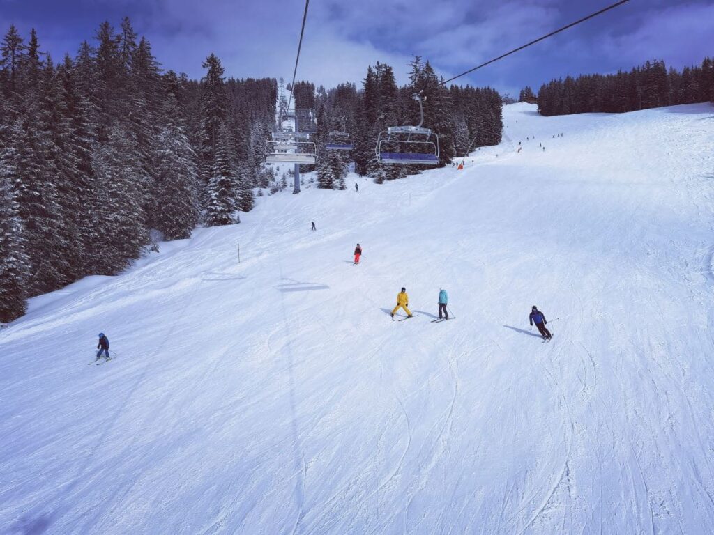 Das Skigebiet Laterns ist perfekt mit Kindern
