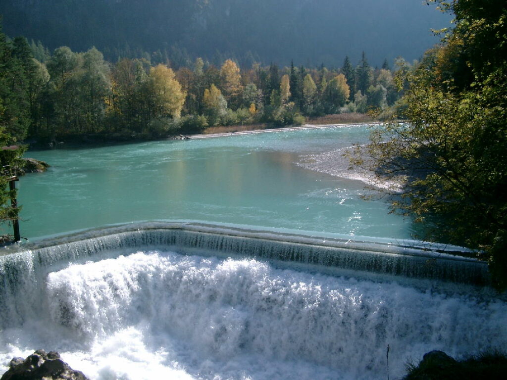 Besuch beim Lechfall in Füssen