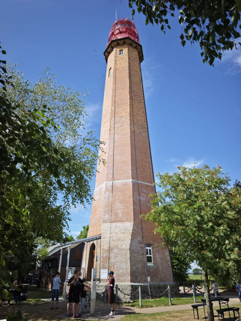 Leuchtturm Flügge - der einzige Leuchtturm in Fehmarn, den man öffentlich besichtigen kann