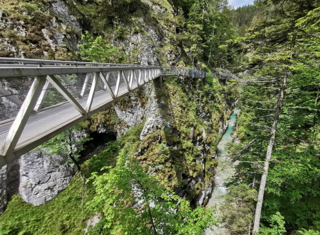 So eindrucksvoll ist die Leutaschklamm