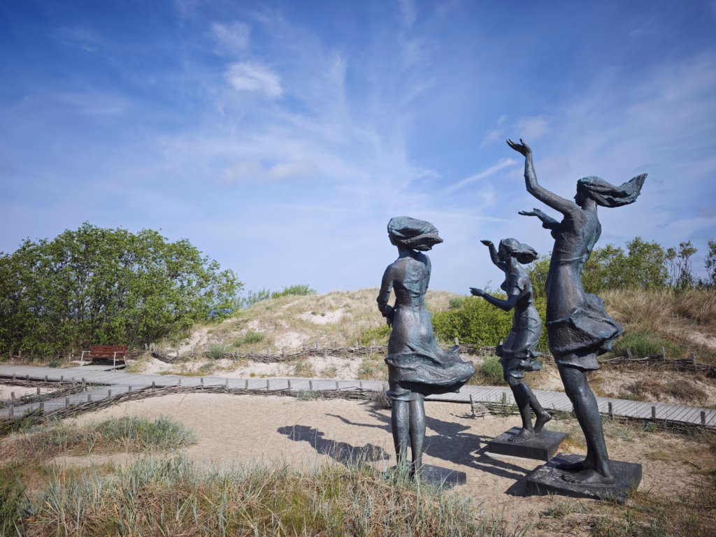 Rund um Palanga am Strand von Litauen mit Kindern