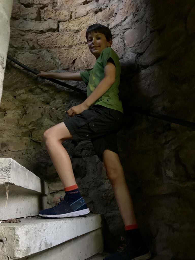Über viele Stufen geht´s hinauf im Lucas Cranach Turm