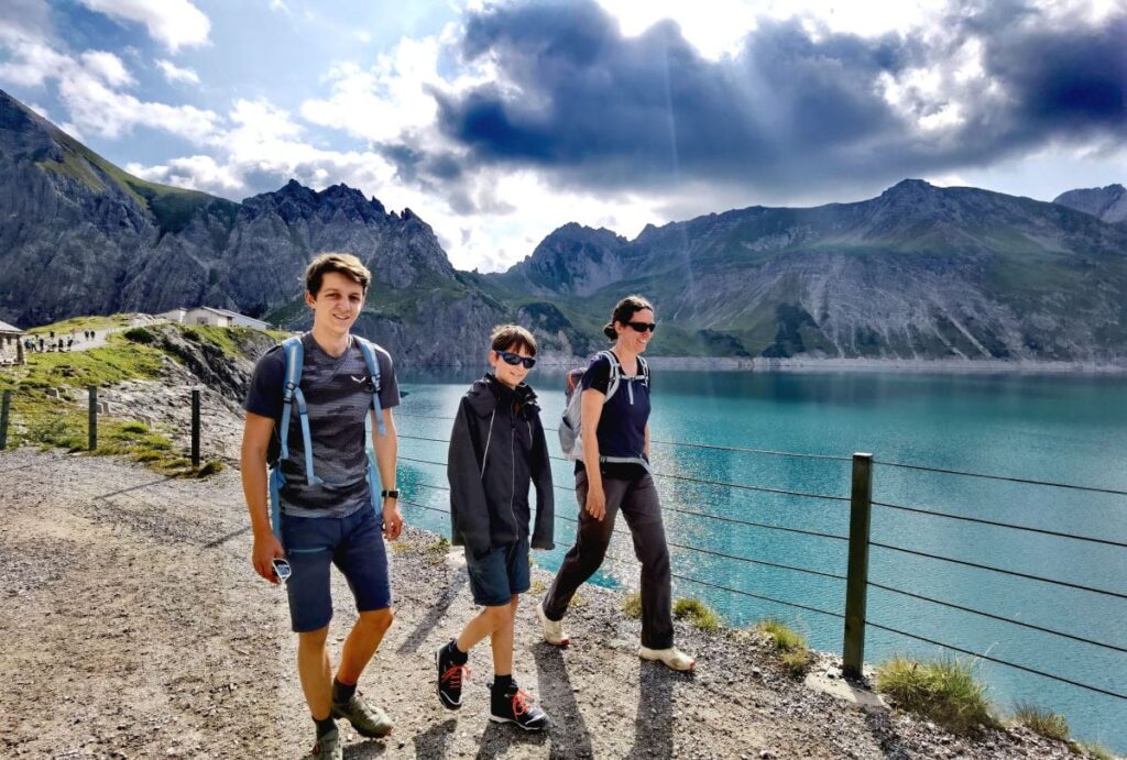 Lünersee wandern mit Kindern - ein großes Erlebnis im Rätikon