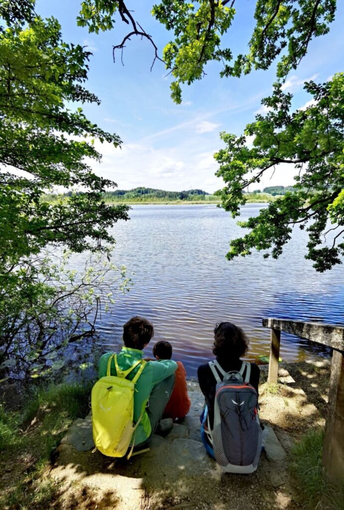 Wanderziel Maisinger See - oberhalb der Schlucht