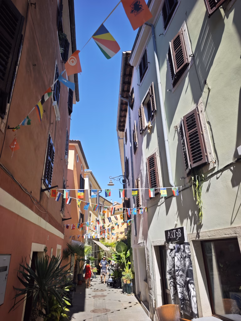 Auch direkt am Meer in Slowenien - Altstadt Izola