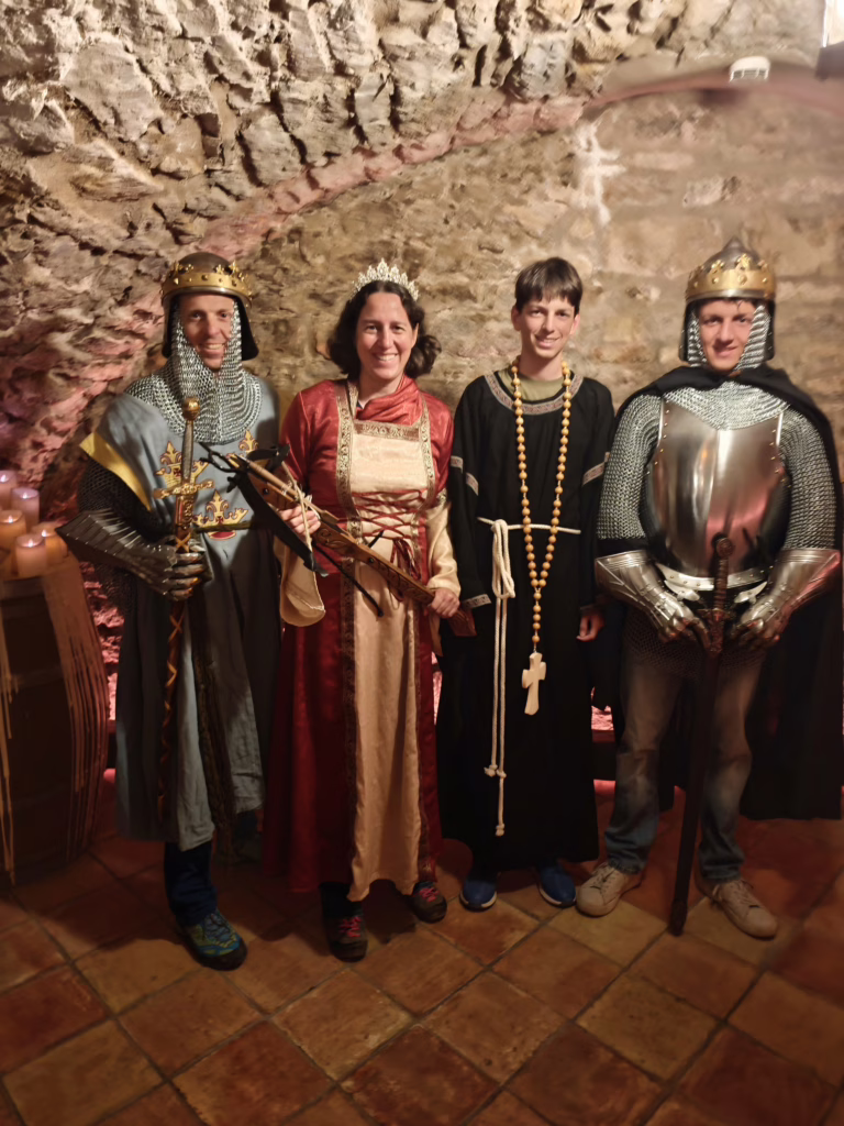 Mittelalter Fotoshooting in Rothenburg ob der Tauber mit Kindern