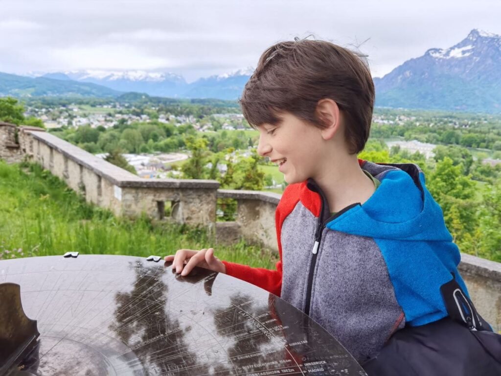 Aussichtskanzel Richterhöhe auf dem Mönchsberg in Salzburg